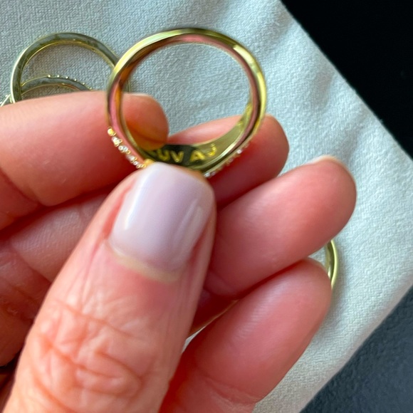 Set Of 6 Gold Plated Rings - Picture 8 of 12